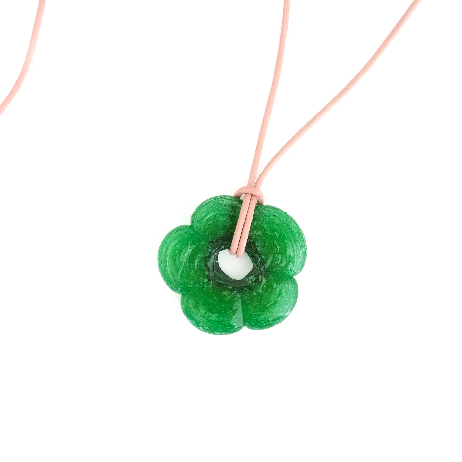 Green Flower Necklace - Image 10