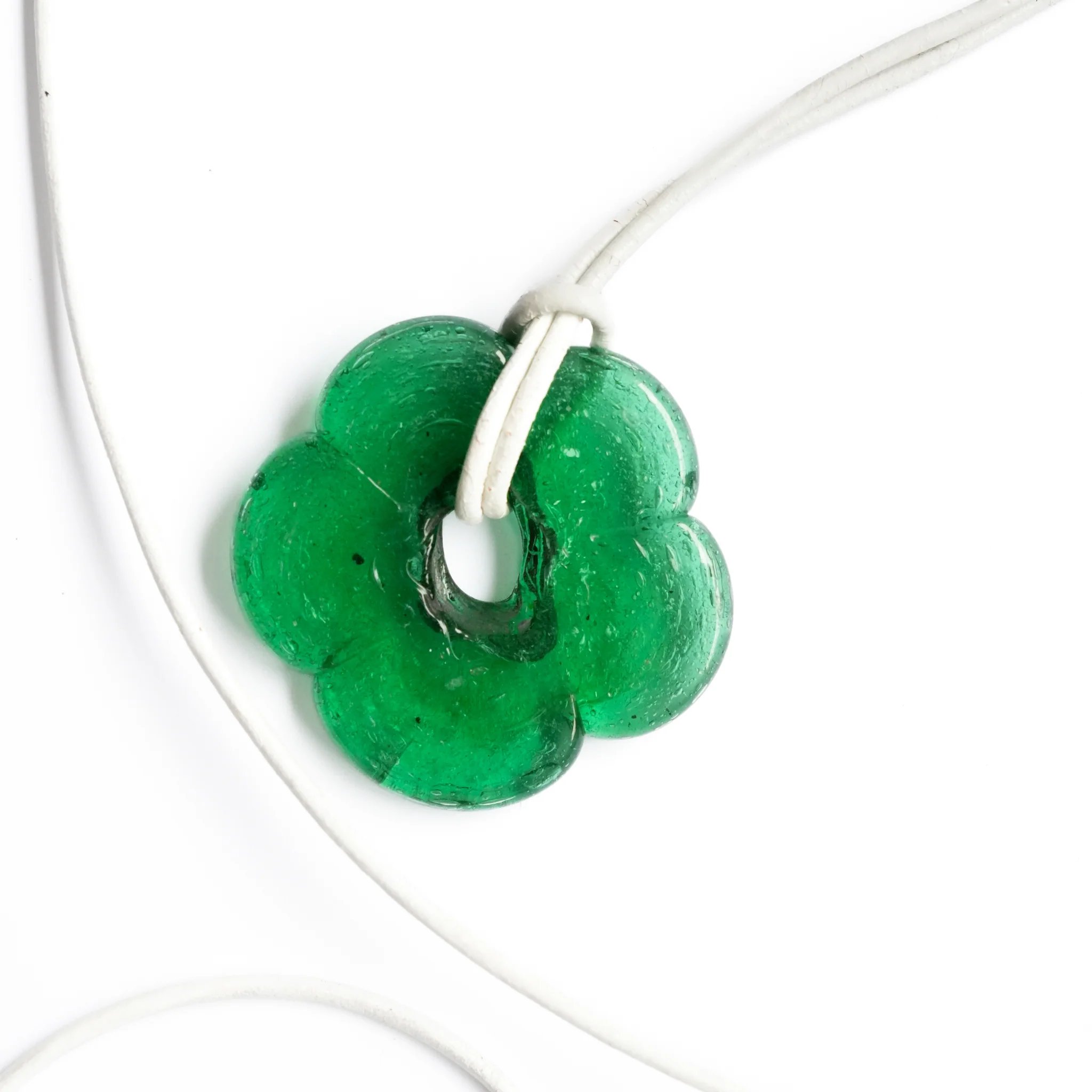 Green Flower Necklace - Image 5