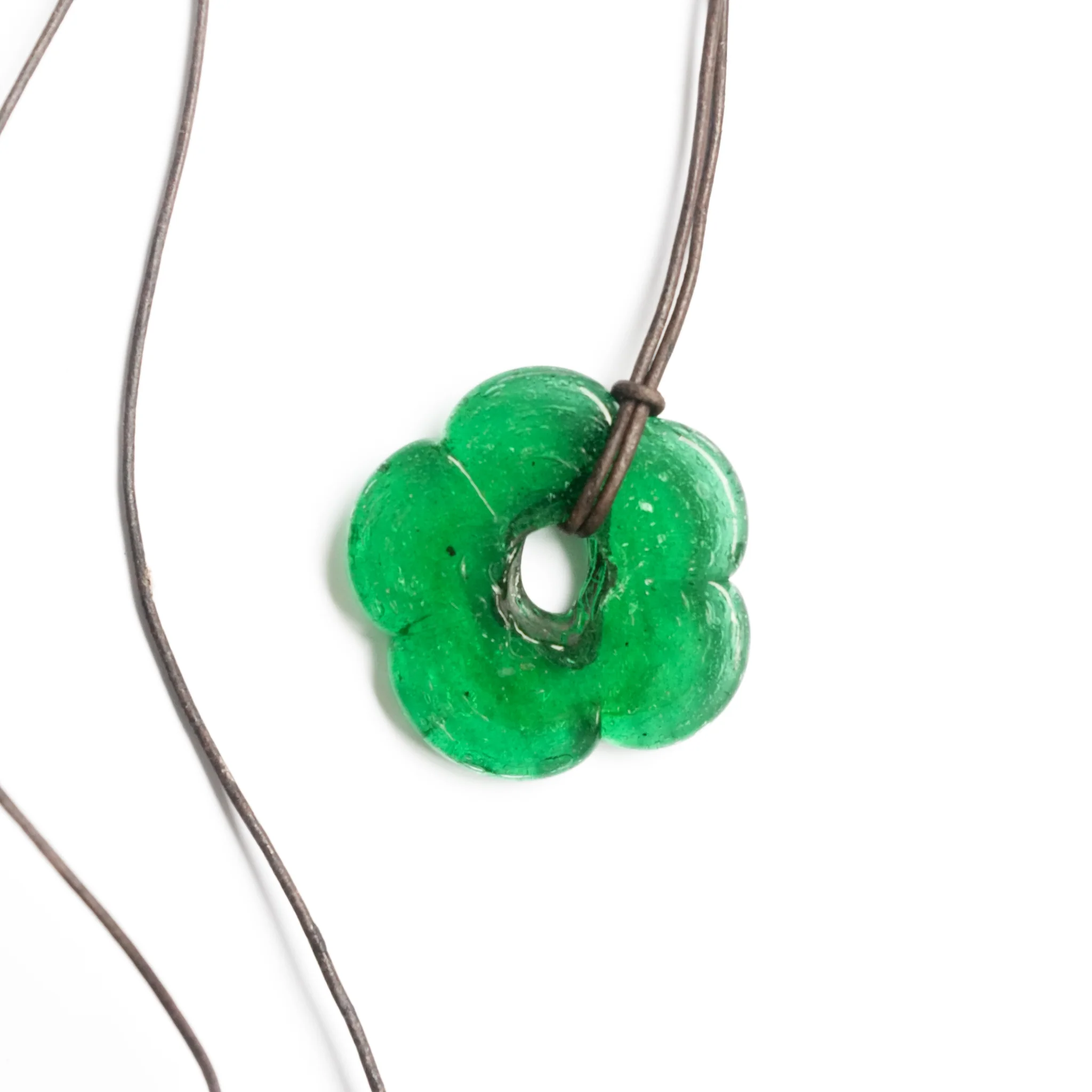 Green Flower Necklace - Image 8