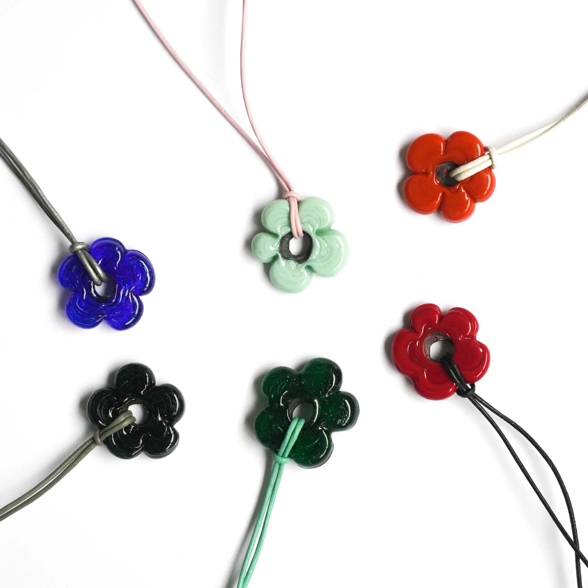 Mini Turquoise Flower Necklace - Image 7