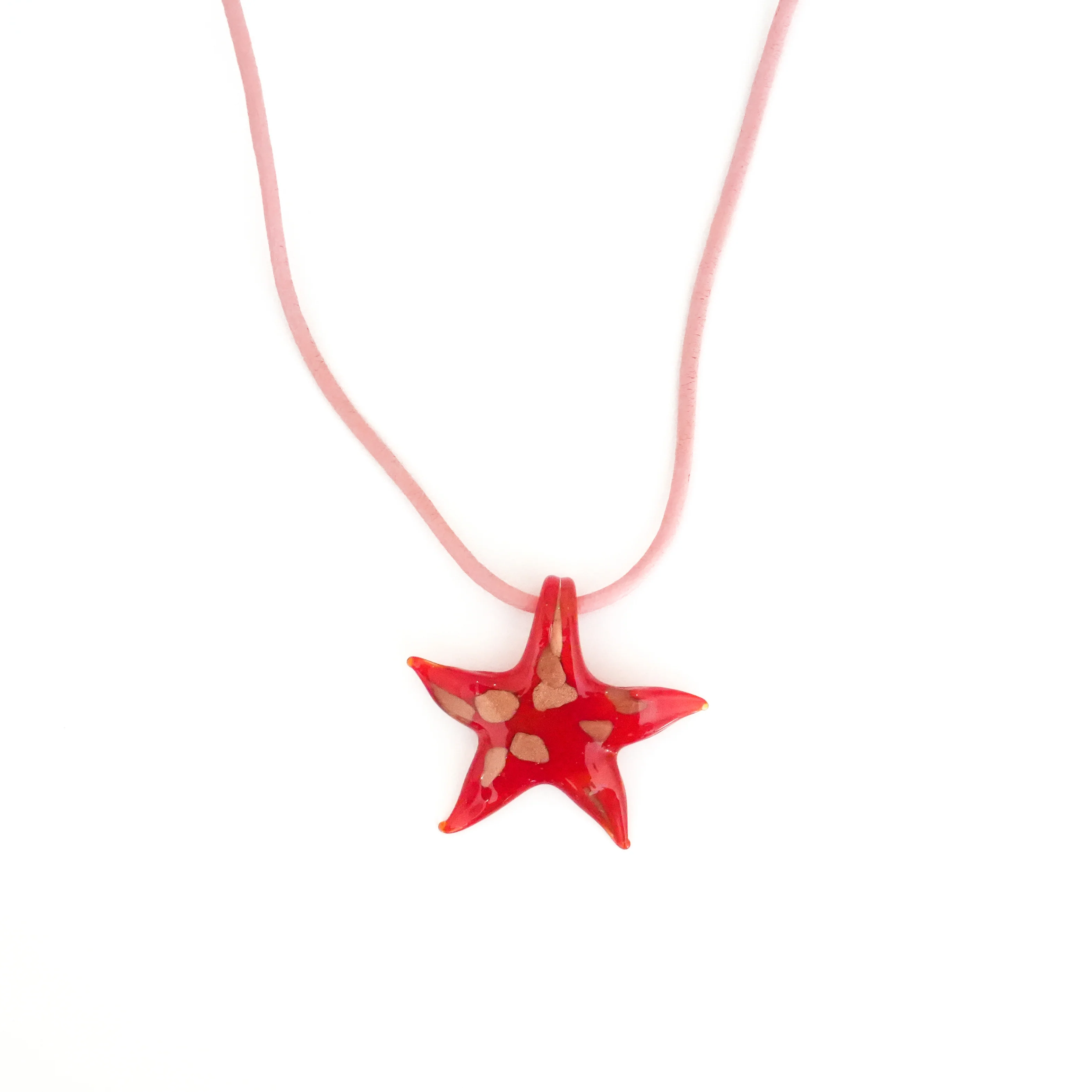 Red Starfish Necklace - Image 4