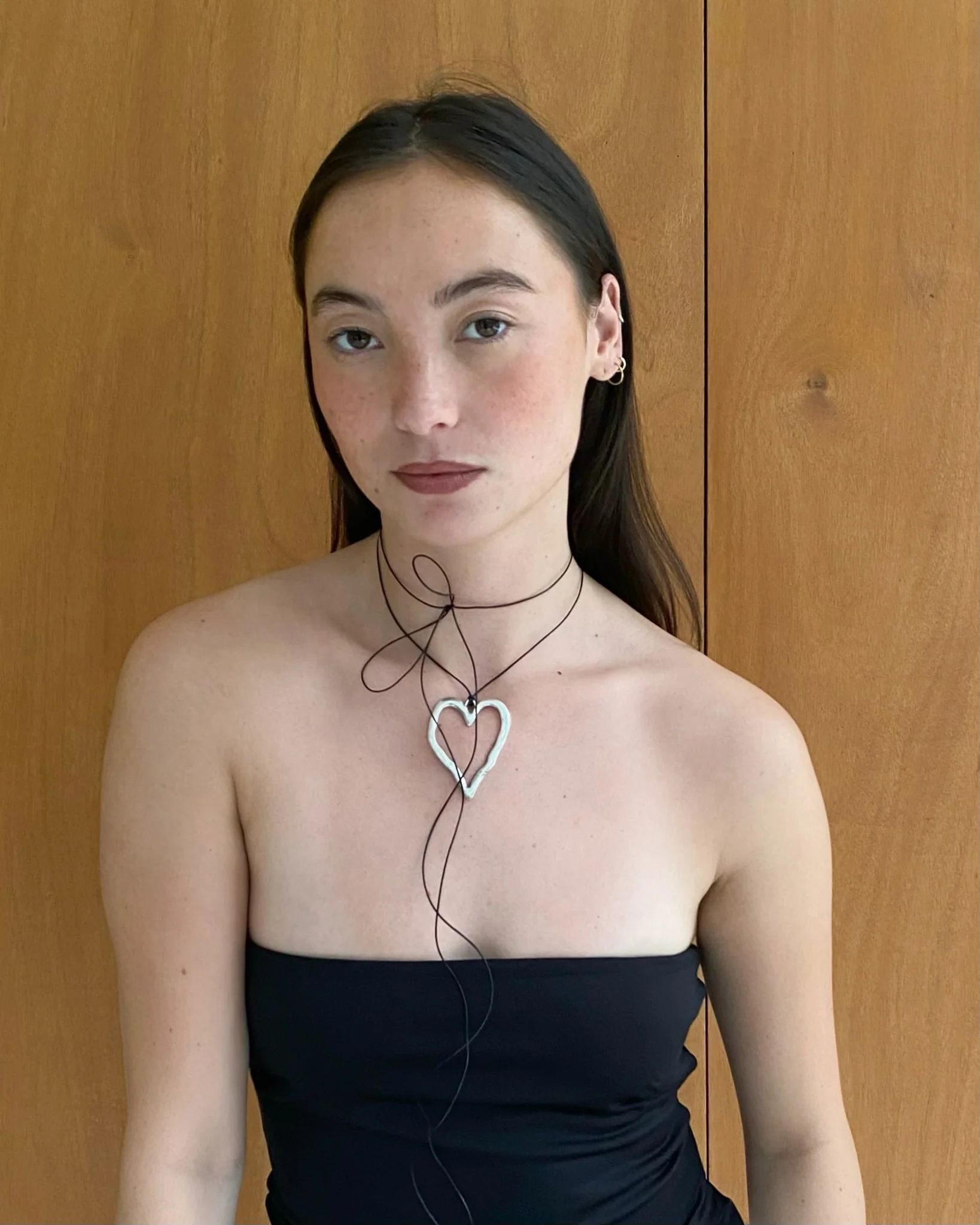 Silver Heart Necklace - Image 3