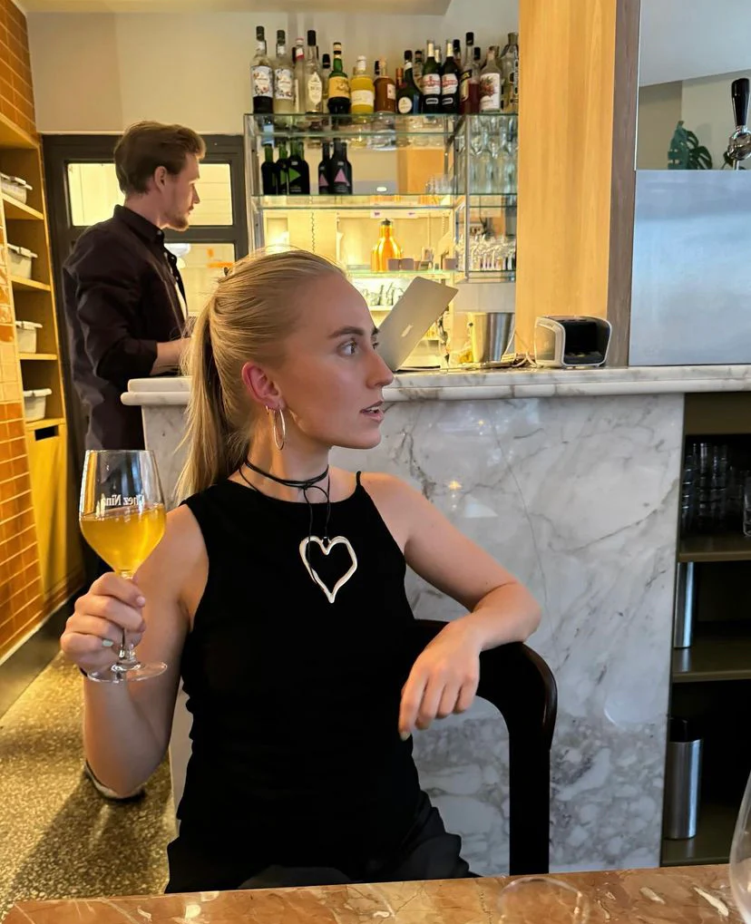 XL Silver Heart Necklace - Image 5